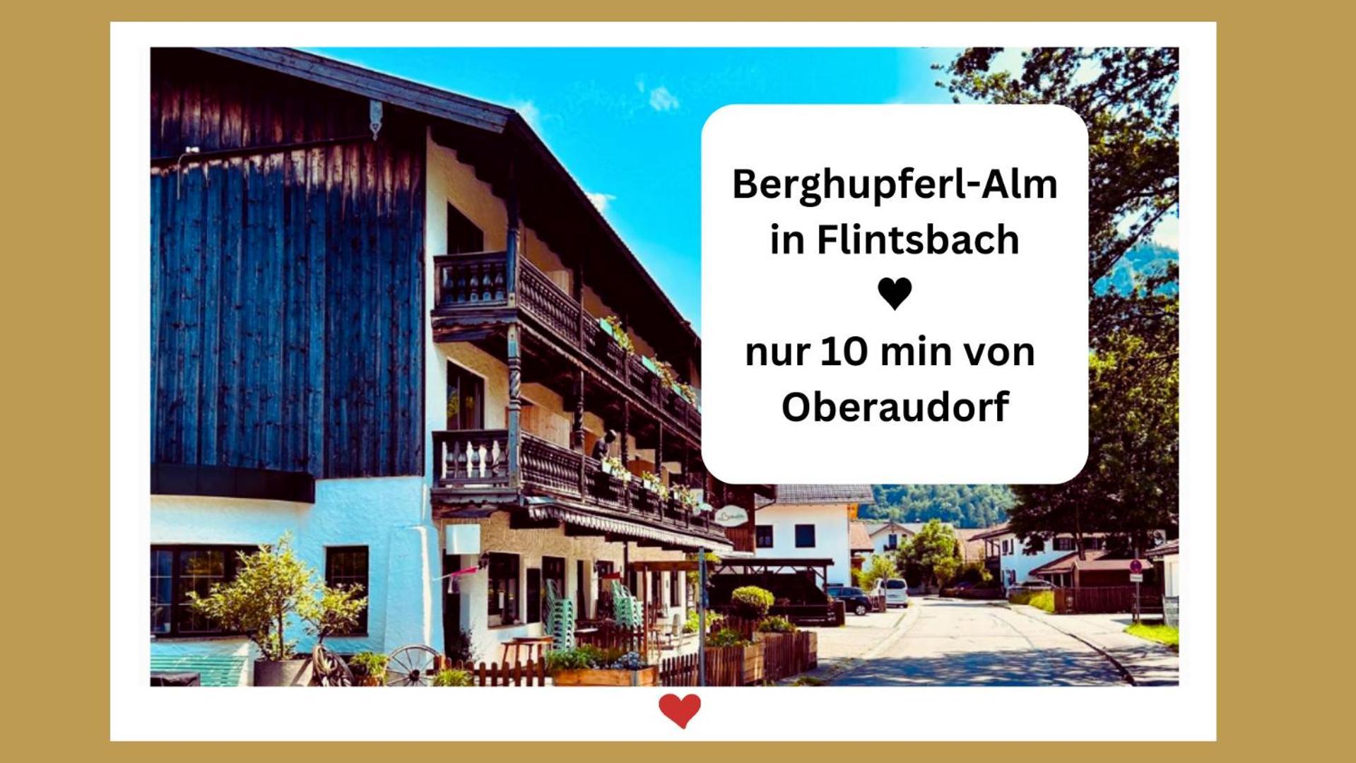 Berghupferl-Alm - Do Legst Di Nieda Bed and Breakfast Flintsbach Exteriör bild